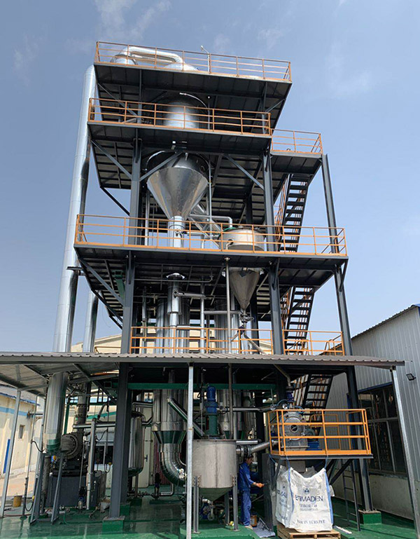 硫酸钠MVR蒸发器现场实拍 硫酸钠MVR蒸发器现场实拍